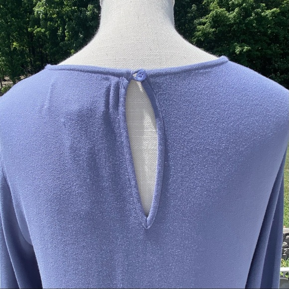 NWT Cloth & Stone Bell-Sleeve Top, Periwinkle Blue, Small - Picture 6 of 14
